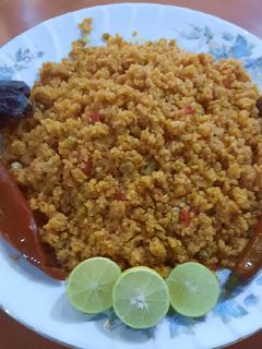 عکسی از دستور بلغور پلو ترکیه ای