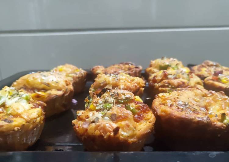 Recipe of Super Quick Pizza muffins