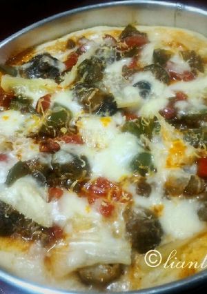 Foto resep Adonan Pizza empuk, pas banget
