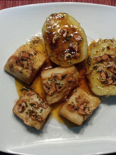 Una foto de Bacalao A La Llauna