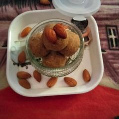 A picture of Badam balls.