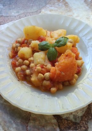 Una foto de Guiso de garbanzos sin TACC