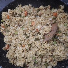 A picture of Green Chutney Rice.