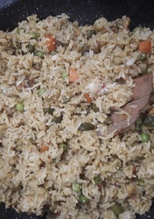 A picture of Green Chutney Rice.