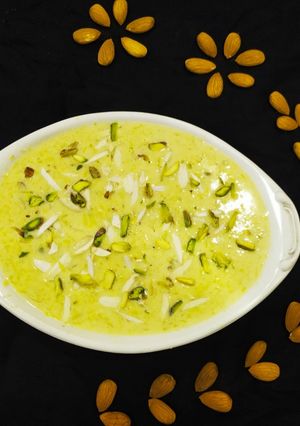A picture of Pumpkin kaddu ki kheer.