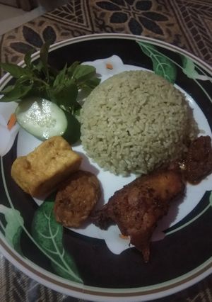 Foto resep Nasi uduk pandan