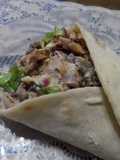 Shawarma a mi manera y salsa de yogur