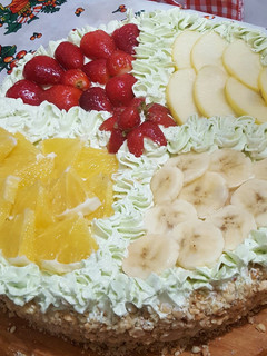صورة لوصفة تارت الفواكه 🎂🍌🍊🍓🍏