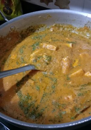 A picture of Panner masala.