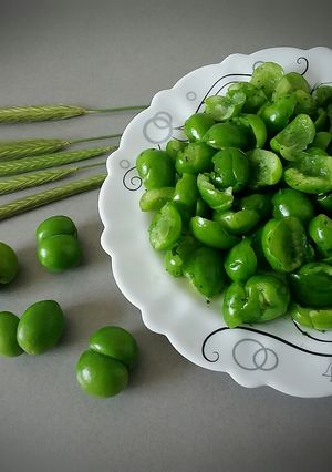 عکسی از دستور گوجه سبز کوبیده