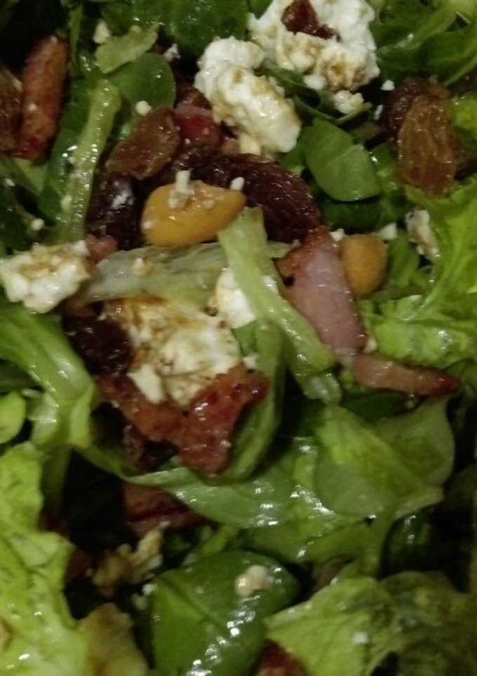 Una foto de Ensalada con bacón