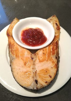 A picture of Fried Salmon.