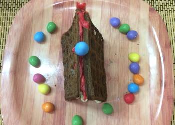 Easy Recipe Chocolate waffle tent Delicious Nutritious