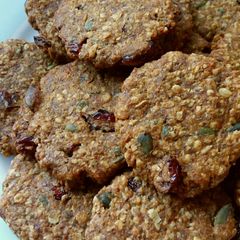 A picture of Vickys Autumn Harvest Cookies, GF DF EF SF NF.