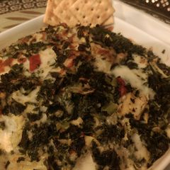 A picture of Spinach , Artichoke And Roasted Red Pepper Dip.