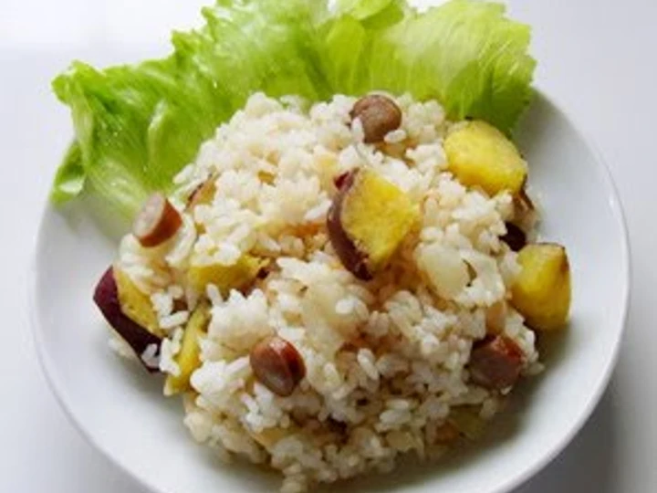 Easy Steps to Make Sweet Potato Pilaf in a Rice Cooker the Awesome  Can spoil the tongue
