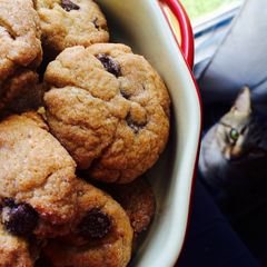 A picture of Meme's Peanut Butter Cookies.