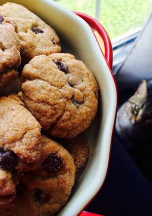 A picture of Meme's Peanut Butter Cookies.