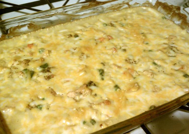 Easiest Way to Make Homemade cheesy chicken casserole