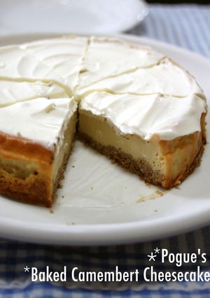 A picture of Camembert Cheesecake.