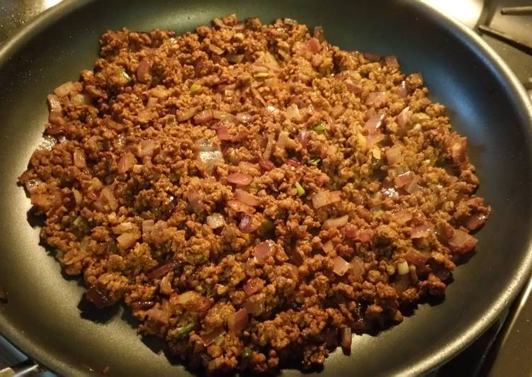Vegetarian crumble meat replacement