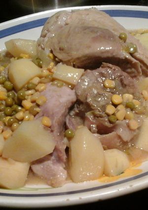 A picture of Sabrina's experimental slow cooker pork.