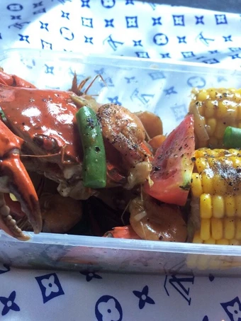 Cara Gampang Membikin Resep Kepiting udang tiram lada hitam yang Bisa Manjain Lidah Anti Ribet, Sempurna