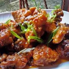 A picture of Ayam Goreng Mentega.