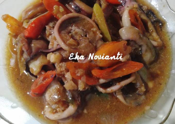 Langkah Mudah Memasak Resep Cumi saus tiram