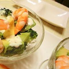 A picture of Avocado & Prawn Cocktail Salad.