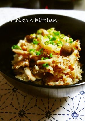 A picture of Seasoned Rice with Shio-koji Soboro.