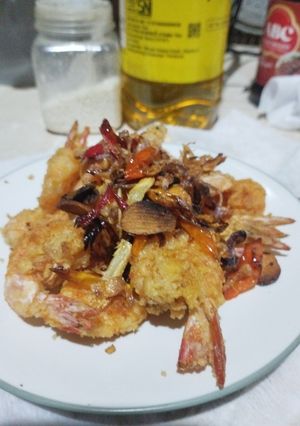 Foto resep Udang Tepung Bawang Cabai