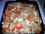 Chicken Fried Rice using leftovers