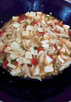 Foto resep Tumis Jamur Tahu Enak