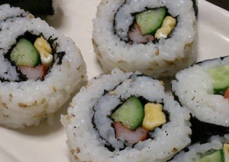 Step-by-Step Guide to Prepare Super Quick Homemade California Roll-Style Sushi Rolls For Cherry-blossom Viewing