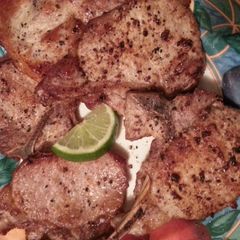 A picture of Fried lime chops.