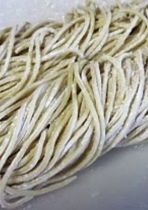 A picture of Homemade Fresh Chinese Noodles.