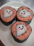 'Lil Ghost Sushi Rolls For Halloween