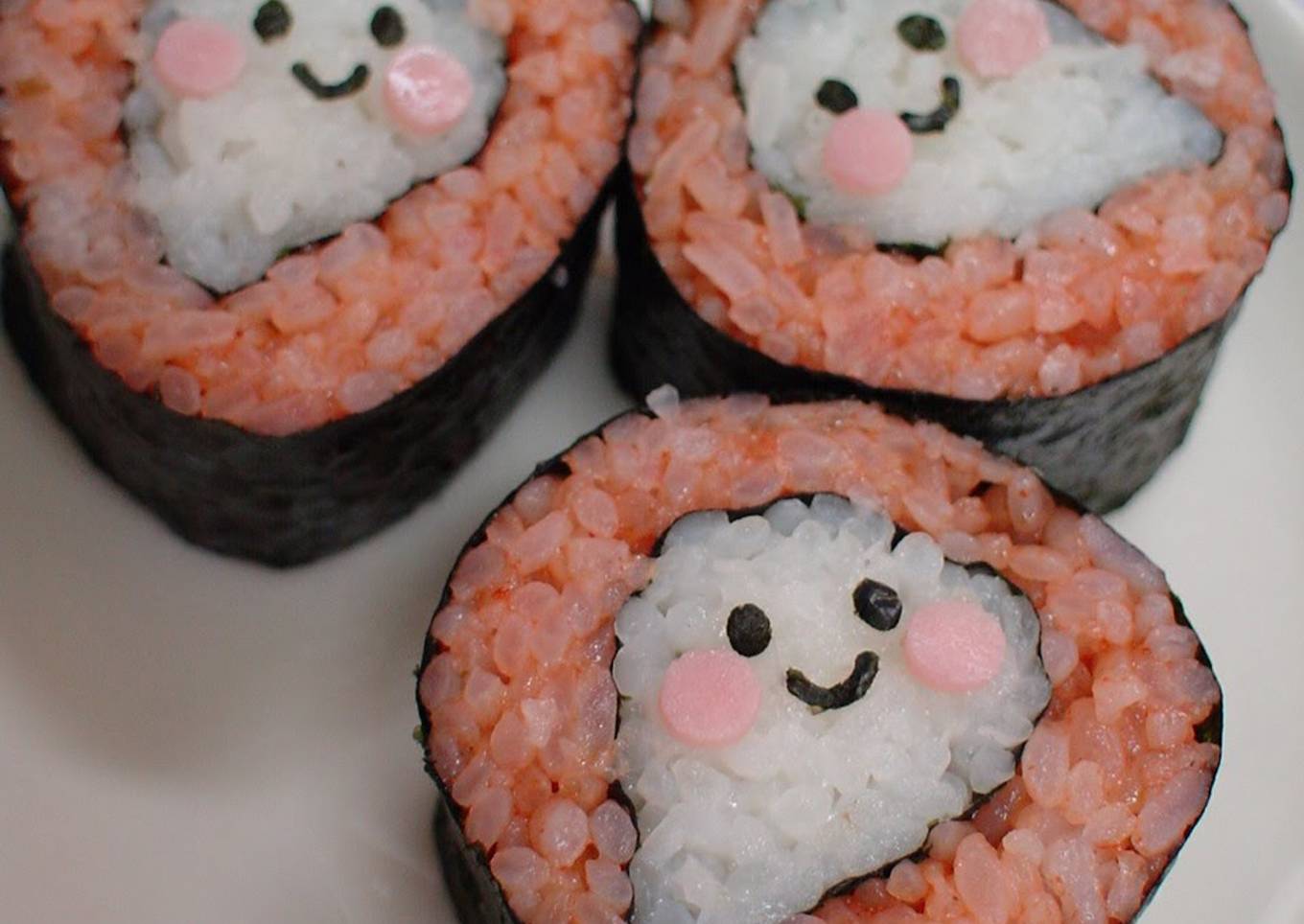 'Lil Ghost Sushi Rolls For Halloween