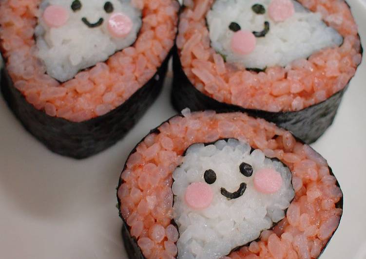 'Lil Ghost Sushi Rolls For Halloween