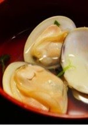 A picture of Boiled Hamaguri Clams.