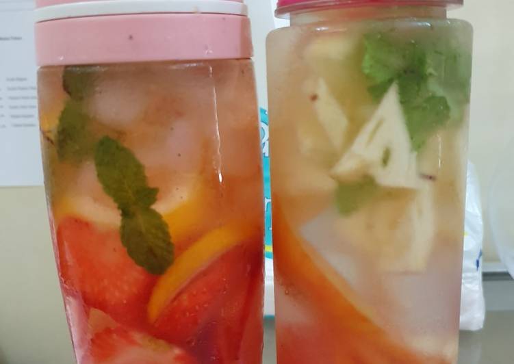 Cara Menyiapkan Infused water pineapple Anti Gagal