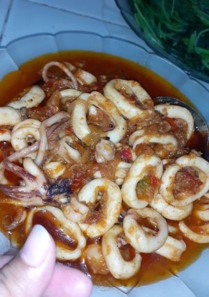 Foto resep Cumi extra pedas