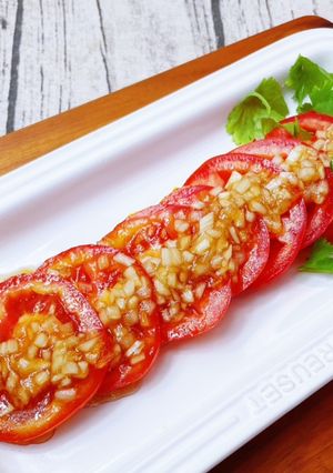 橄欖油柑橘醬蕃茄沙拉（5分鐘料理） 的食譜成品照片