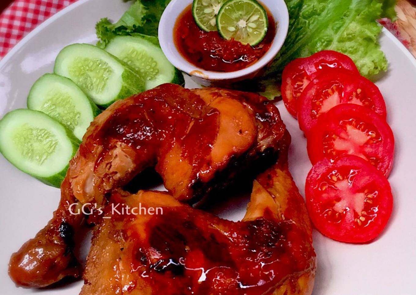 Ayam Bakar Madu (Super Simple)<br />Panggang Teflon