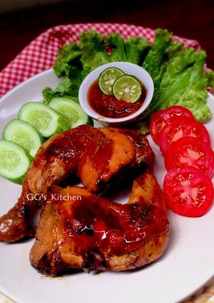 Foto resep Ayam Bakar Madu (Super Simple)Panggang Teflon