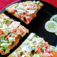 A picture of Thepla Pizza.