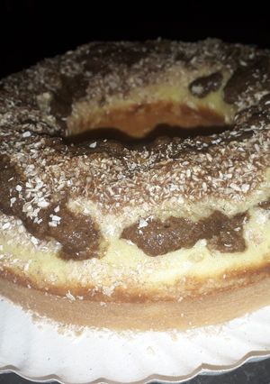Una foto de Budín de banana marmolado🍌