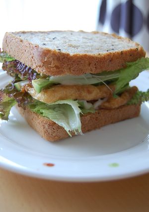 A picture of Teriyaki Veggy Sandwich.