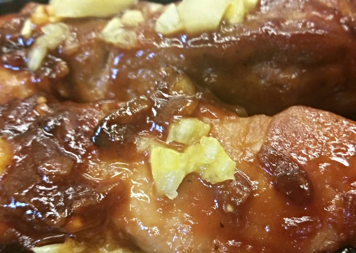 Hawaiian BBQ Boneless Pork Ribs
